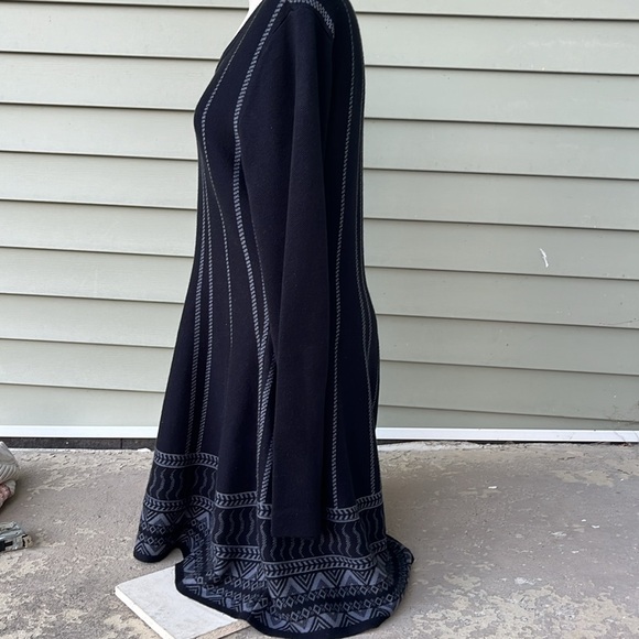 Like new Cloud Chaser black with grey sweater dress - Picture 6 of 16